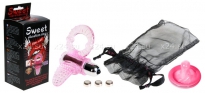 Эрекционное виброкольцо для стимуляции клитора Sweet Vibrating Ring