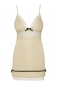 Сорочка цвета шампань с кружевом Carmelove Chemise LXL