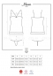 Черное мини-платье с камушками на груди Miamor Chemise LXL