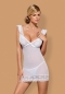 Белый пеньюар с косточками Julitta Chemise SM
