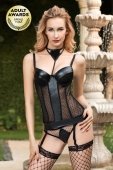 Корсет с полупрозрачными вставками Aurora XL