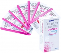 Lovegra Oral Jelly женский возбуждающий препарат Sildenafil 100 mg 7 саше